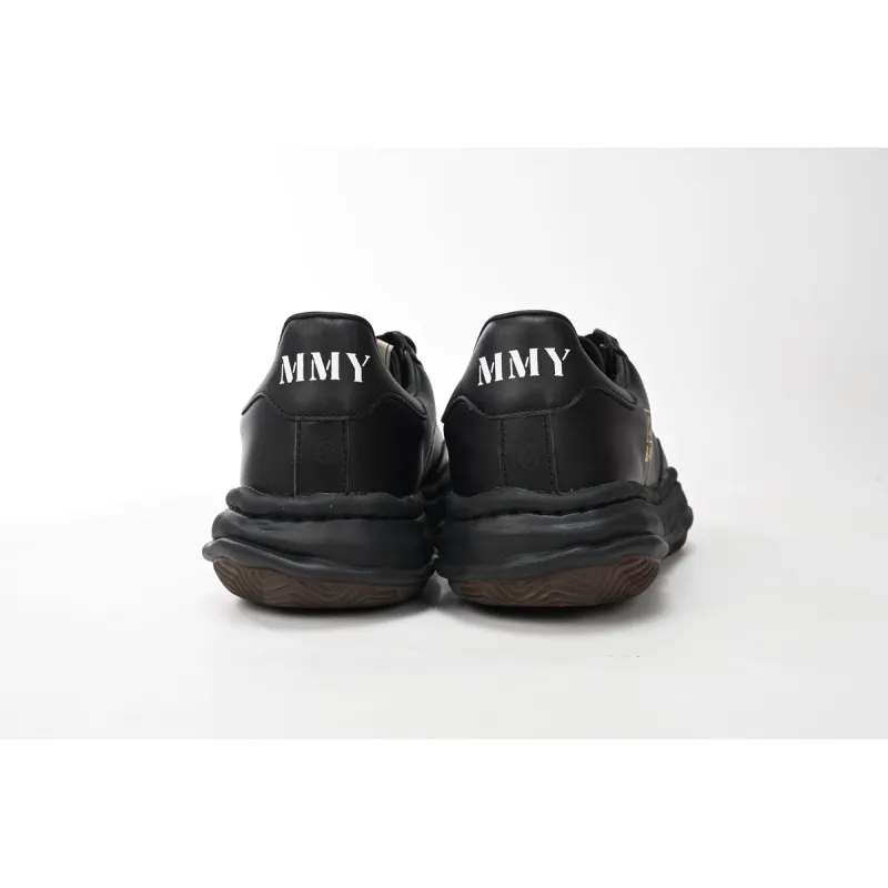 Maison Mihara Yasuhiro Blakey OG Sole Leather Low Black A06FW702-BLK