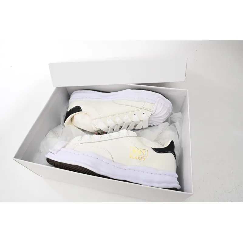 Maison Mihara Yasuhiro Blakey OG Sole Leather Low White A06FW702