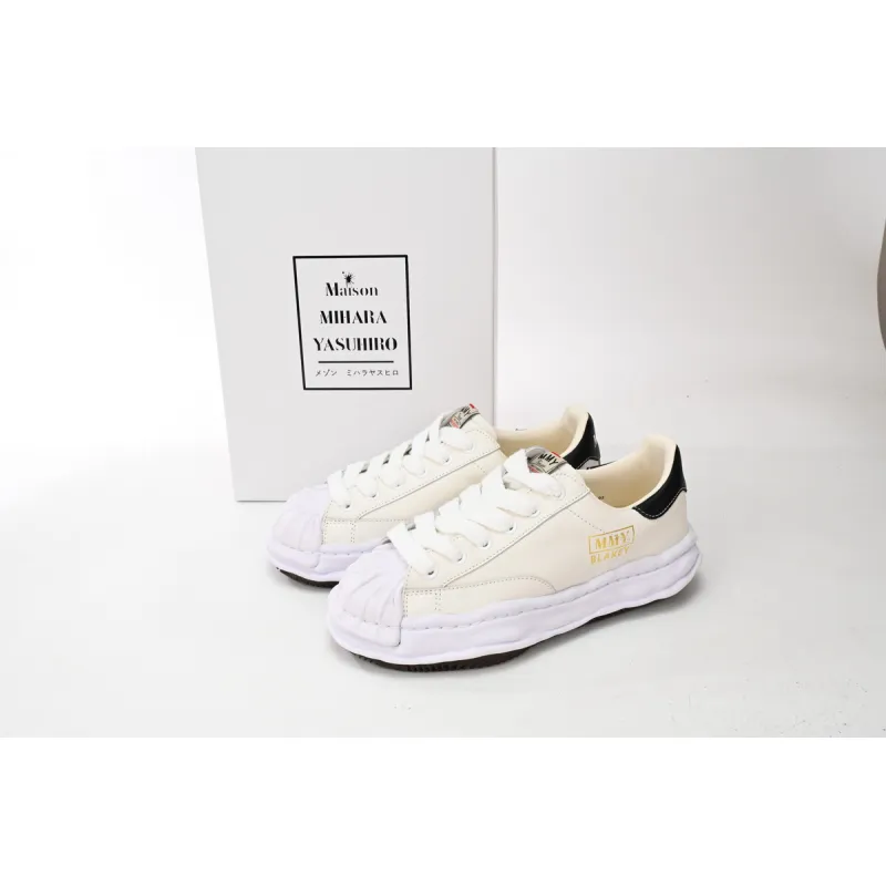 Maison Mihara Yasuhiro Blakey OG Sole Leather Low White A06FW702