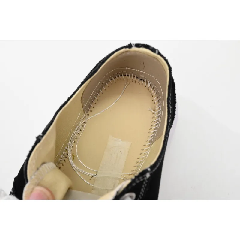 Maison Mihara Yasuhiro Hank OG Sole Canvas Low Black A05FW702