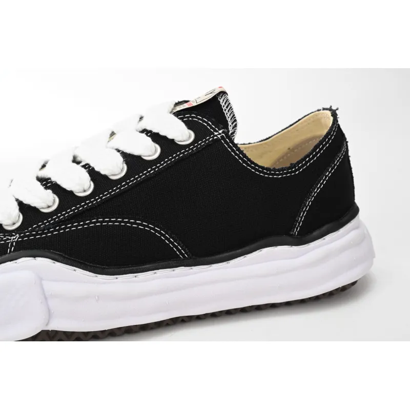 Maison Mihara Yasuhiro Hank OG Sole Canvas Low Black A05FW702