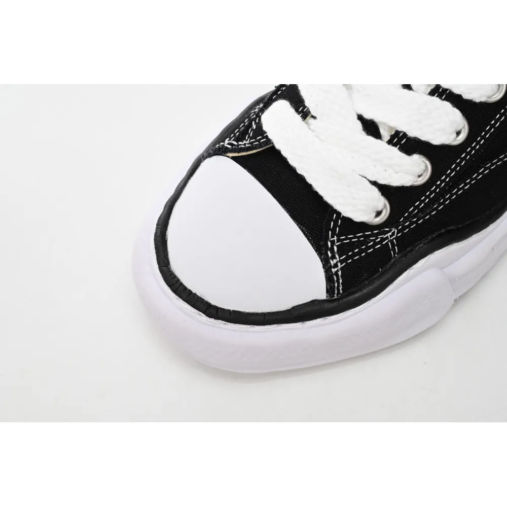 Maison Mihara Yasuhiro Hank OG Sole Canvas Low Black A05FW702