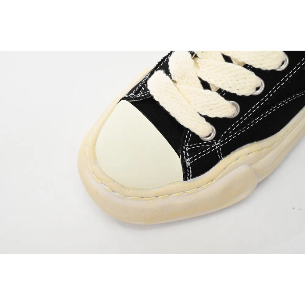 Maison Mihara Yasuhiro Peterson OG Sole Canvas Low Black A09FW733
