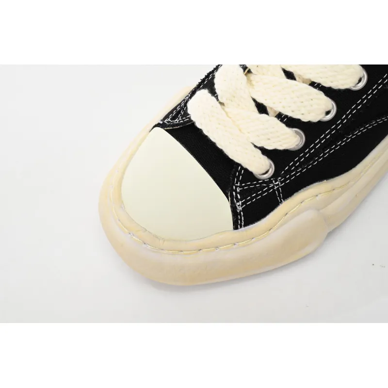 Maison Mihara Yasuhiro Peterson OG Sole Canvas Low Black A09FW733