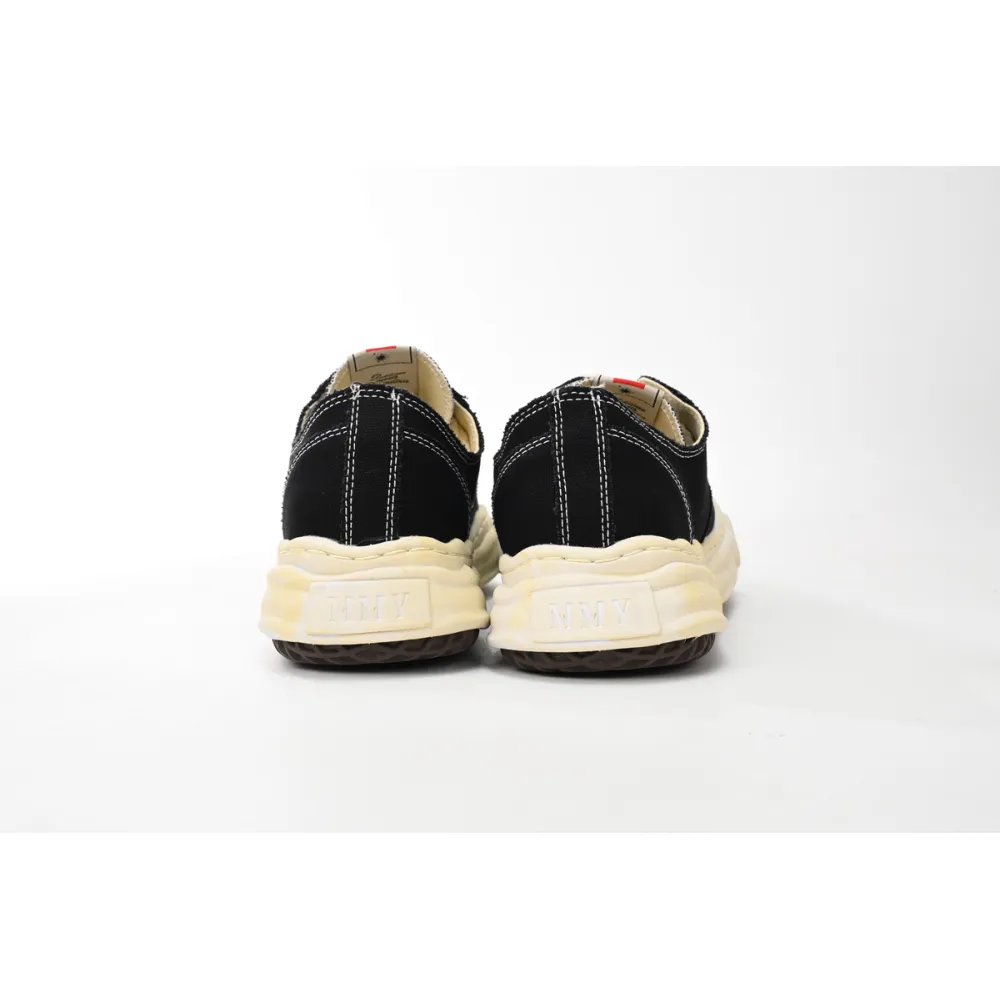 Maison Mihara Yasuhiro Peterson OG Sole Canvas Low Black A09FW733