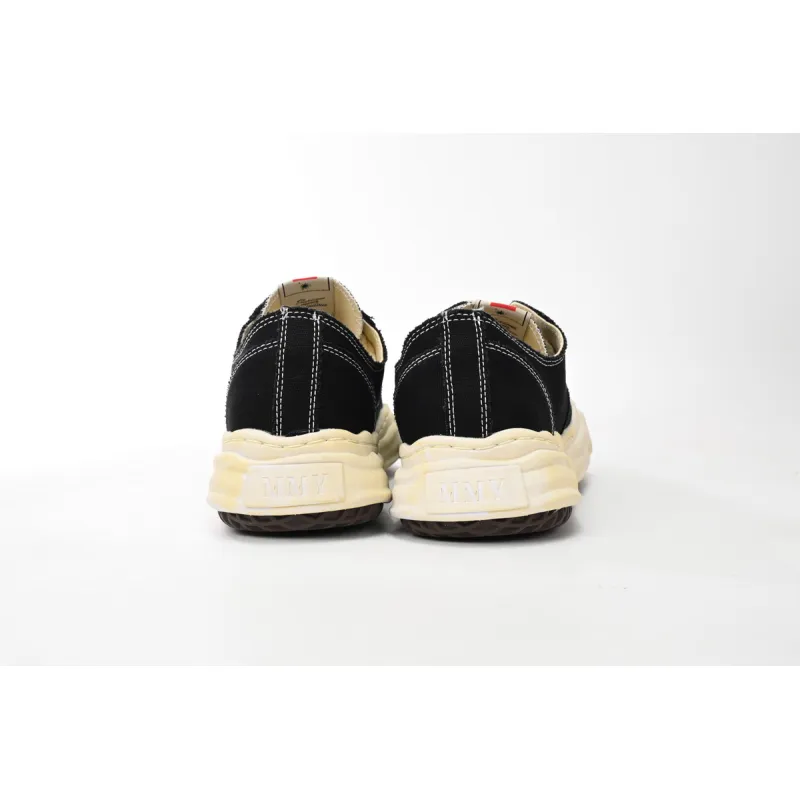Maison Mihara Yasuhiro Peterson OG Sole Canvas Low Black A09FW733