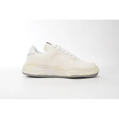 Maison Mihara Yasuhiro Wayne OG Sole Washed Canvas Low White A08FW708 02