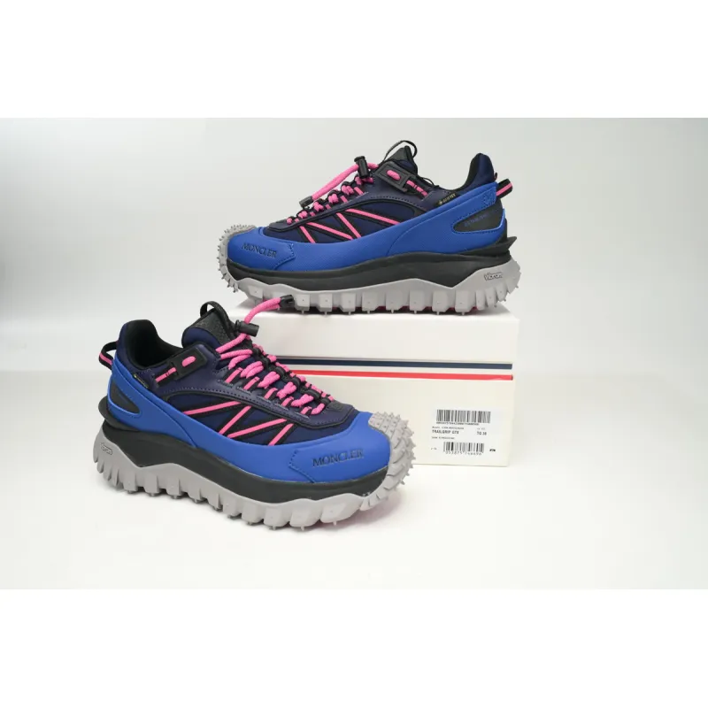 Moncler Trailgrip Fluorescent Black Black Blue  I209B 4M00230 M2962  