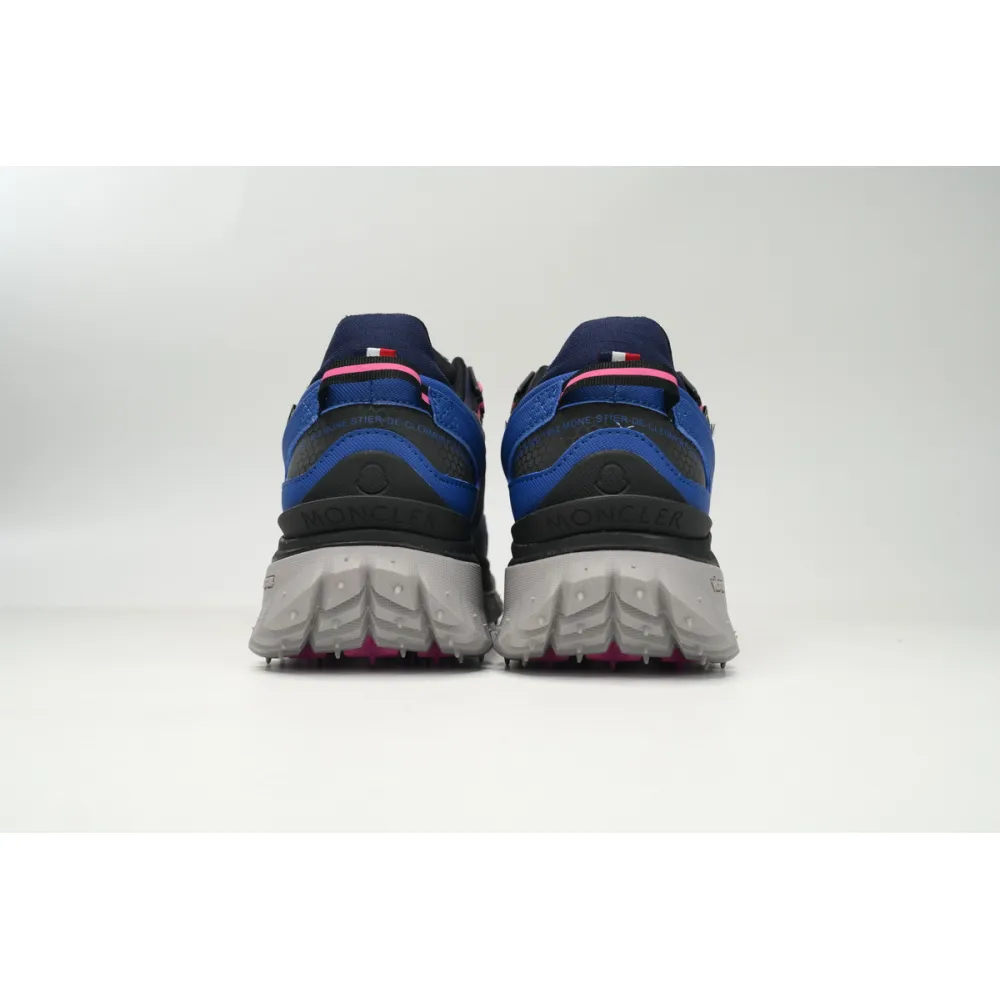 Moncler Trailgrip Fluorescent Black Black Blue  I209B 4M00230 M2962  