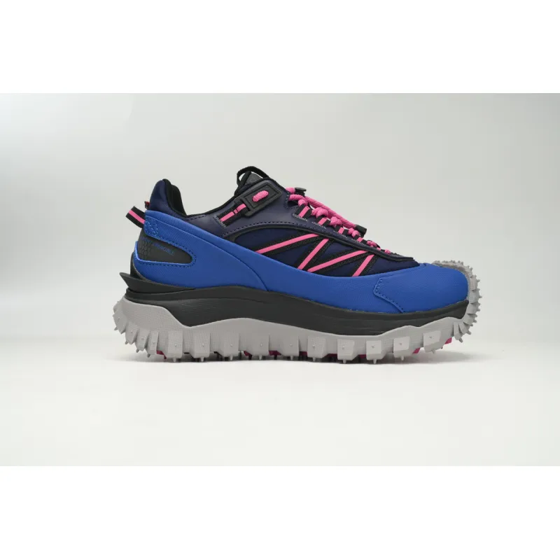 Moncler Trailgrip Fluorescent Black Black Blue  I209B 4M00230 M2962  