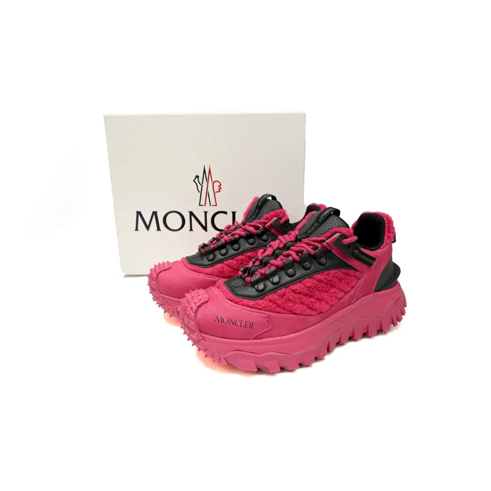 Moncler Trailgrip Fluorescent Black Black Velvet Powde  I209A 4M00230 M3312