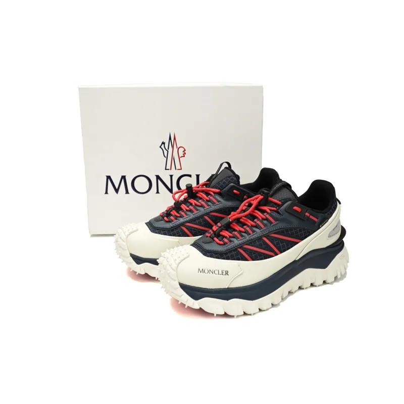 Moncler Trailgrip Fluorescent Black Black White Red  I209A 4MDD090 M2058 