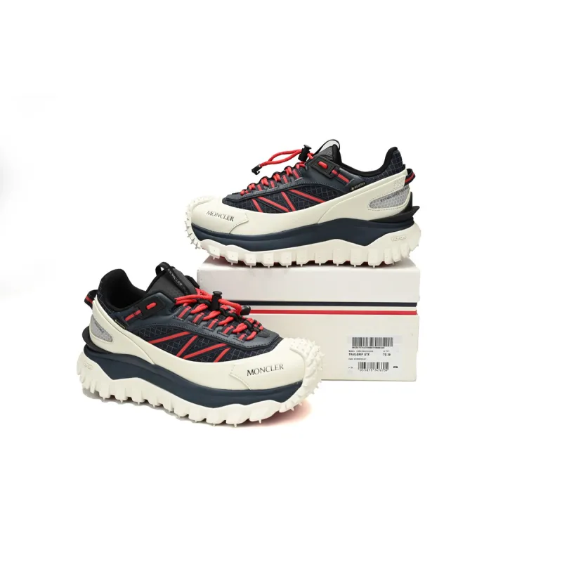 Moncler Trailgrip Fluorescent Black Black White Red  I209A 4MDD090 M2058 
