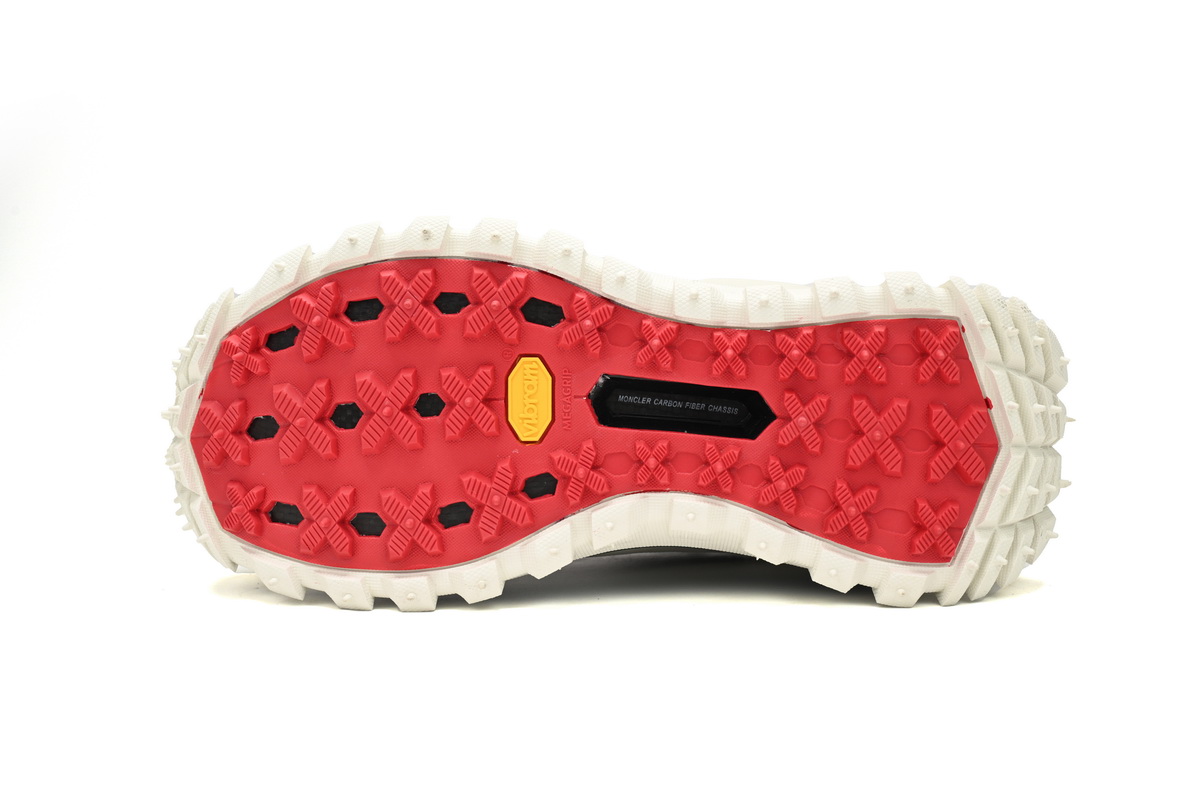 Moncler Trailgrip Fluorescent Black Black White Red I209A 4MDD090 M2058