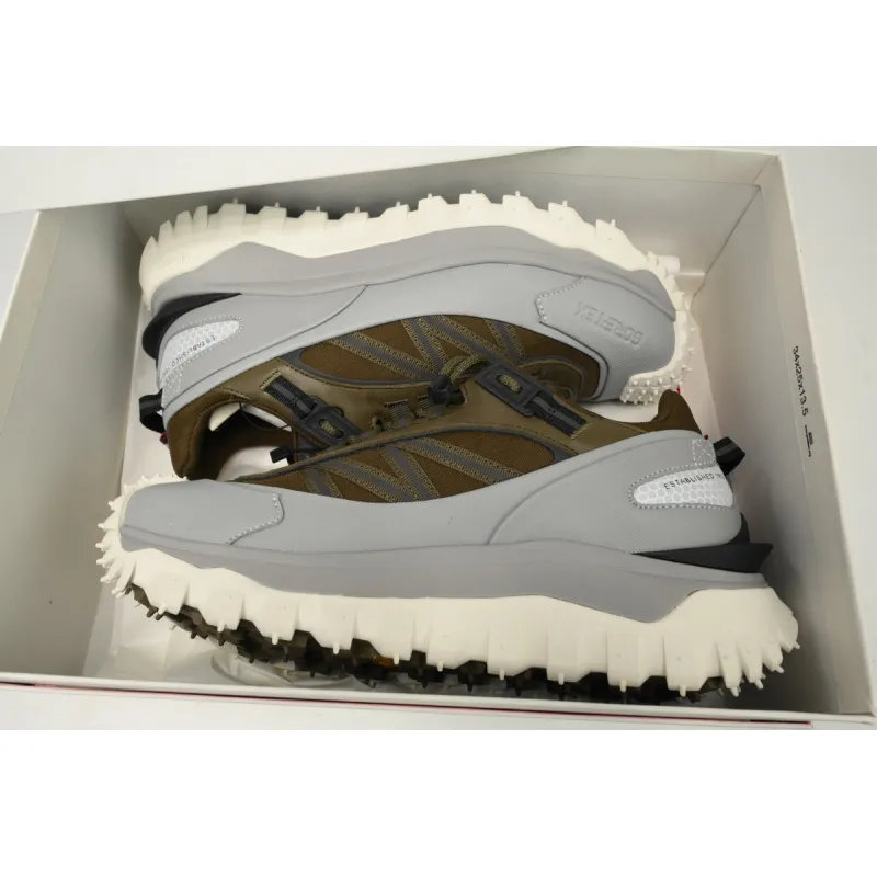 Moncler Trailgrip Fluorescent Black White Gray Khaki  I209B 4M00230 M2058