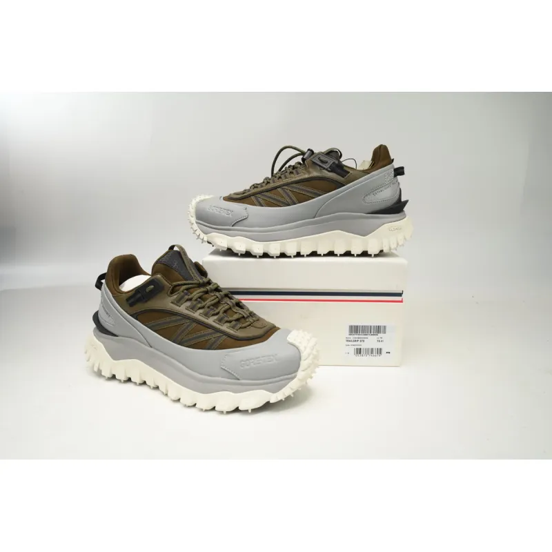 Moncler Trailgrip Fluorescent Black White Gray Khaki  I209B 4M00230 M2058