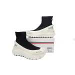 Moncler Trailgrip Leather Black And White  J109A4M 00040 M3809 
