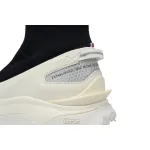 Moncler Trailgrip Leather Black And White  J109A4M 00040 M3809 