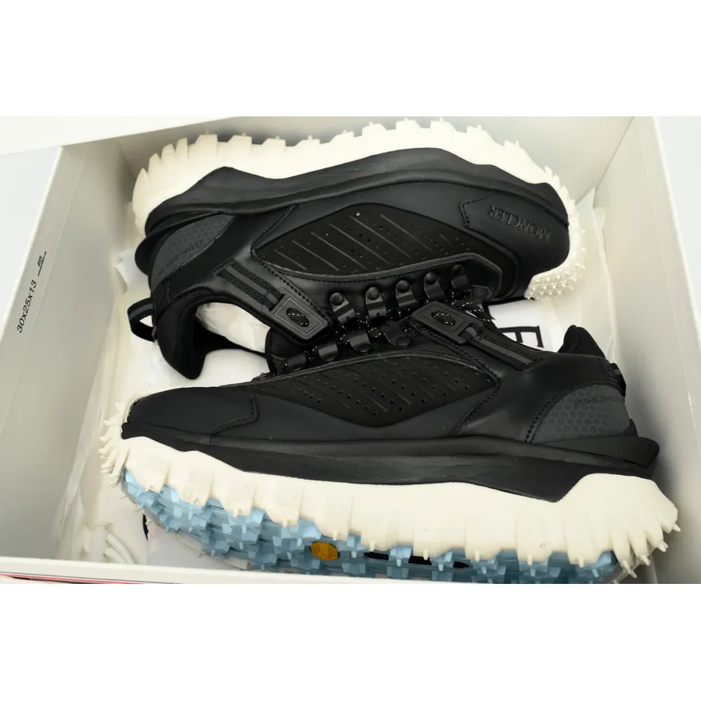 Moncler Trailgrip Leather Black And White  J109B 4M00020 M3211