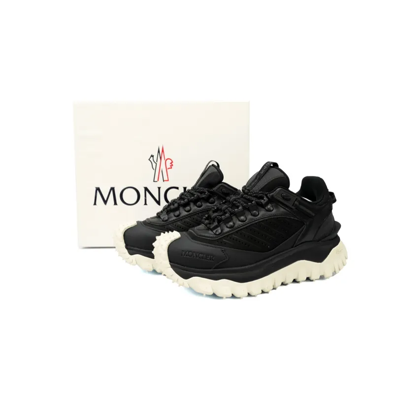 Moncler Trailgrip Leather Black And White  J109B 4M00020 M3211