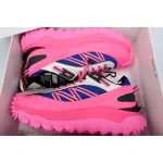 Moncler Trailgrip Leather Black Blue Pink  4M00010 M2670 