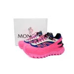 Moncler Trailgrip Leather Black Blue Pink  4M00010 M2670 
