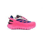Moncler Trailgrip Leather Black Blue Pink  4M00010 M2670 