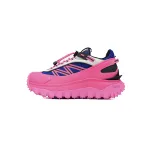 Moncler Trailgrip Leather Black Blue Pink  4M00010 M2670 