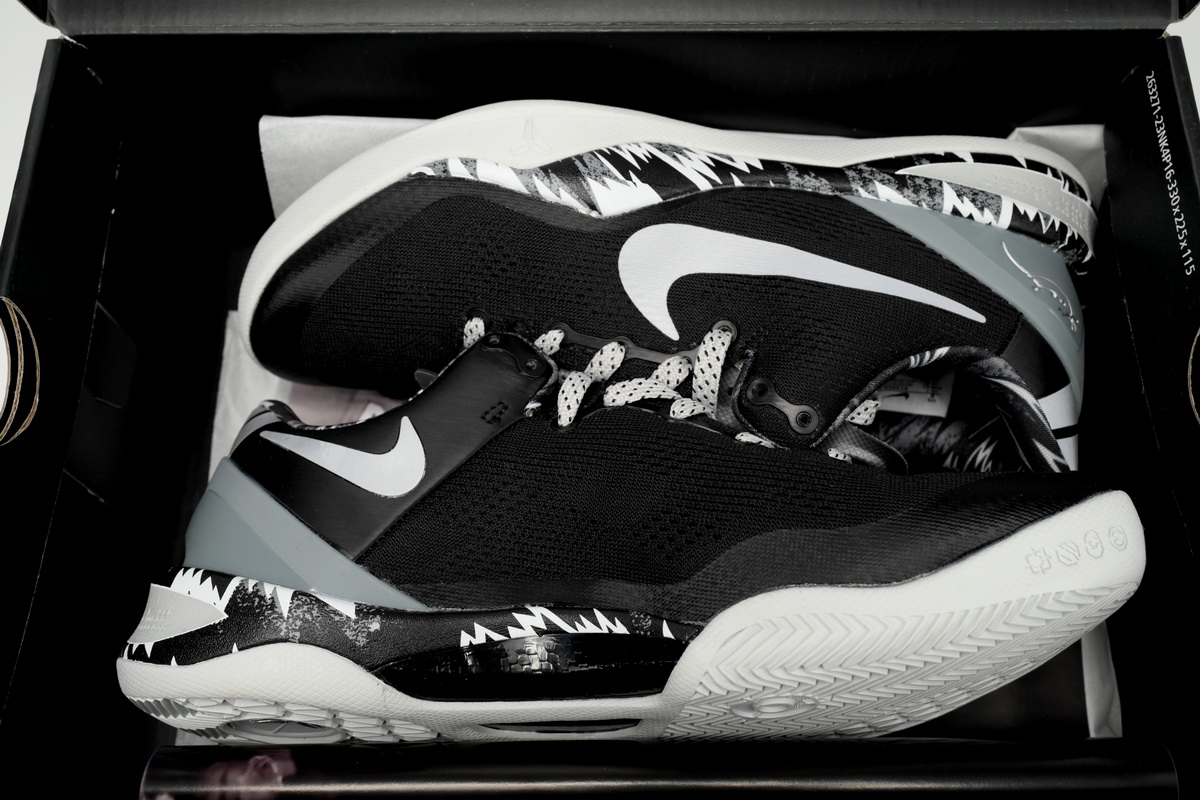 Nike Kobe 8 System Philippines Black Silver  613959-001 