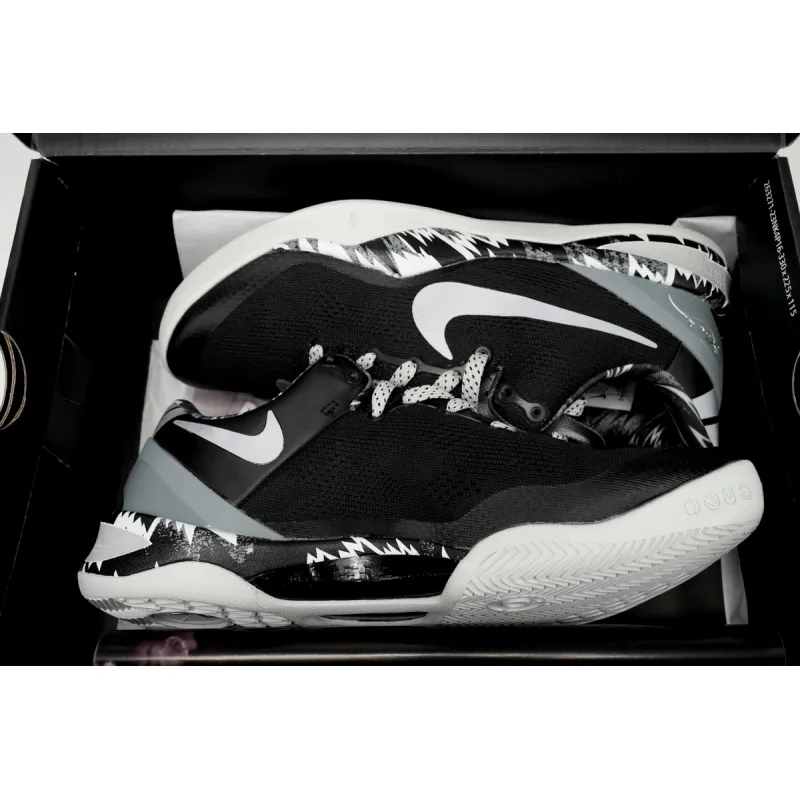 Nike Kobe 8 System Philippines Black Silver  613959-001 