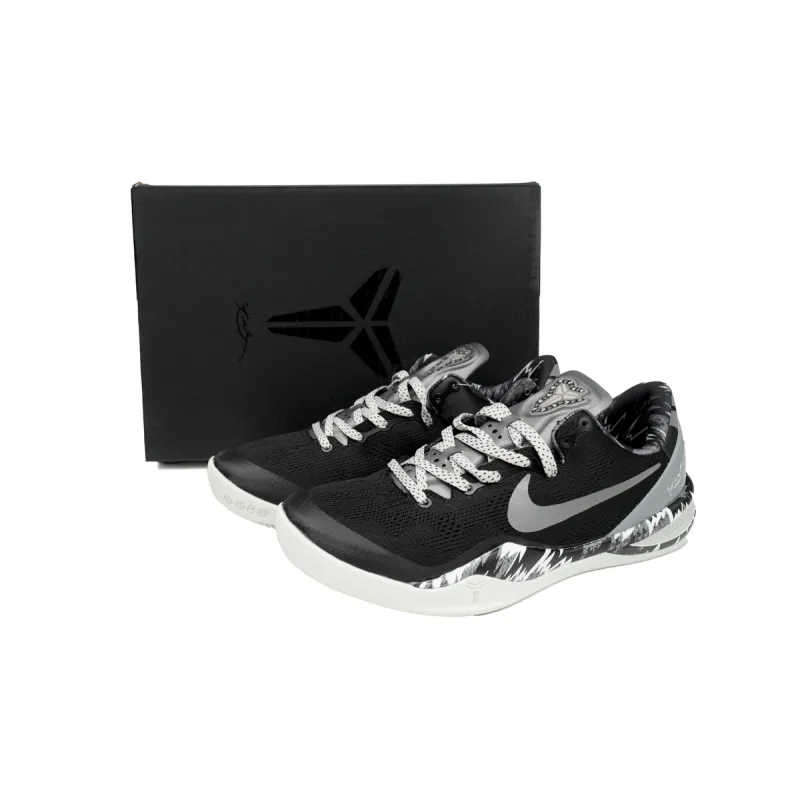 Nike Kobe 8 System Philippines Black Silver  613959-001 