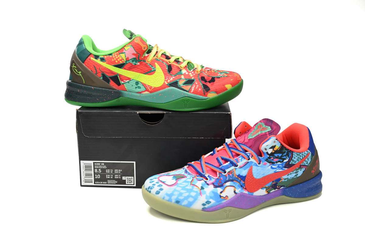 Nike What The Kobe 8 Electric Orange/Deep  635438-800