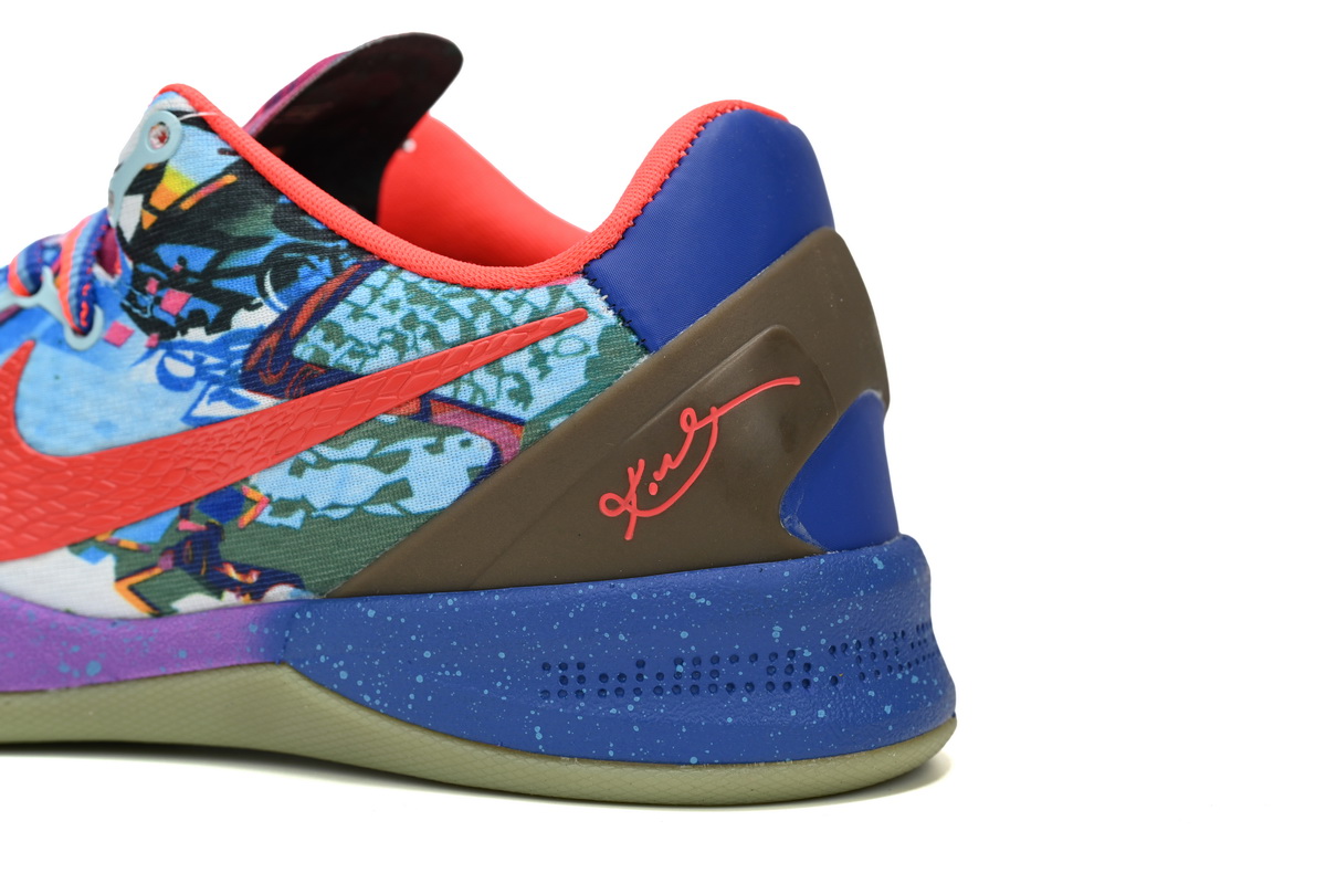 Nike What The Kobe 8 Electric Orange/Deep  635438-800