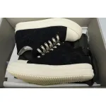 Rick Owens DRKSHDW Fogachine Slashed Stretch Denim Low Black Milk  DU01B7802 SBSLH 911