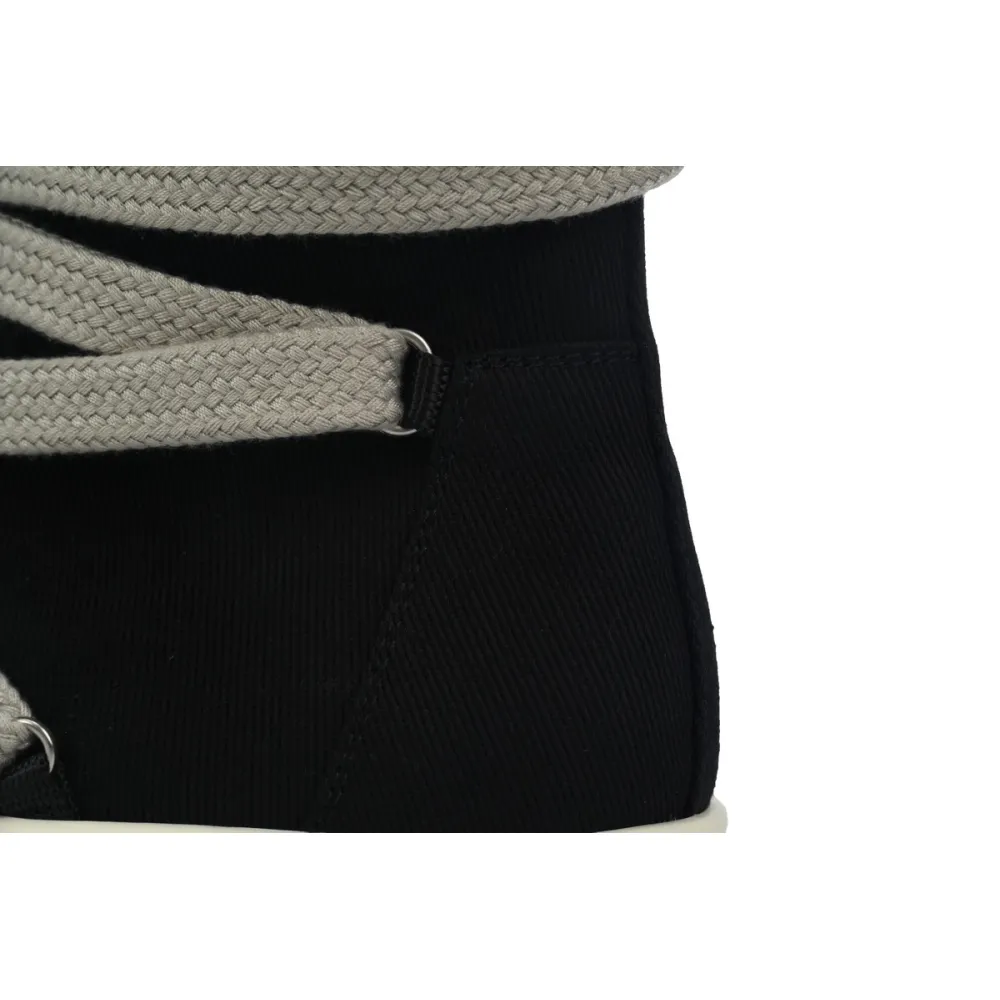 Rick Owens DRKSHDW Hexa High Black Pearl Milk Fat Lace DU02C5805 DOW2 9811
