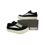 Rick Owens Luxor Low Sneaks Black Cream   DU02C5803-DO-911