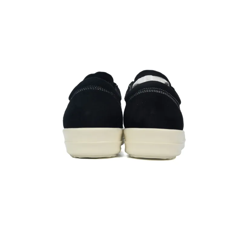 Rick Owens Luxor Low Sneaks Black Cream   DU02C5803-DO-911