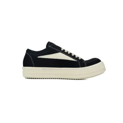 Rick Owens Luxor Low Sneaks Black Cream   DU02C5803-DO-911 02