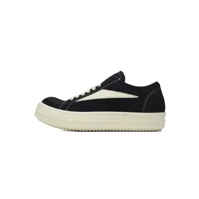 Rick Owens Luxor Low Sneaks Black Cream   DU02C5803-DO-911 01
