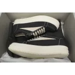 Rick Owens DRKSHDW Vintage Sneaks Canvas Black Milk DU02C5803-DO-911
