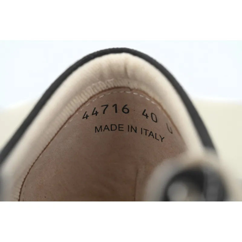 Rick Owens DRKSHDW Vintage Sneaks Canvas Black Milk DU02C5803-DO-911