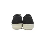 Rick Owens DRKSHDW Vintage Sneaks Canvas Black Milk DU02C5803-DO-911
