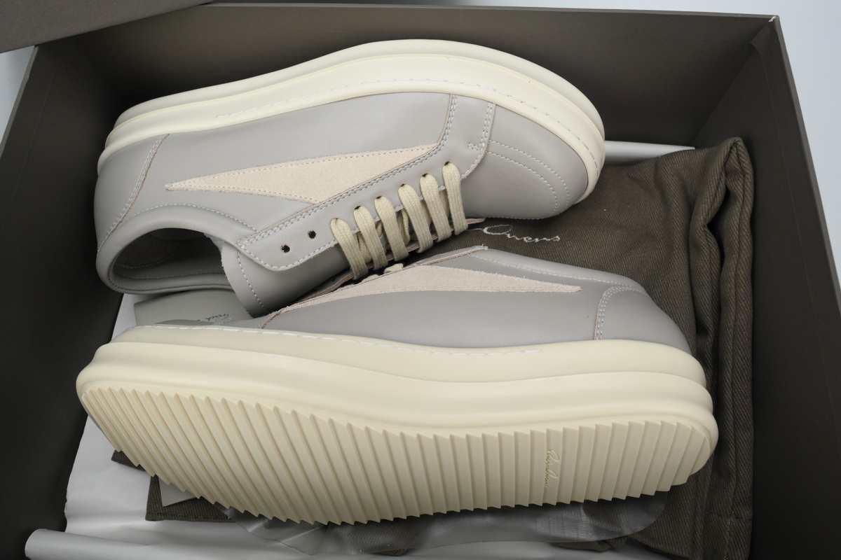 Rick Owens Lido Vintage Leather Sneakers