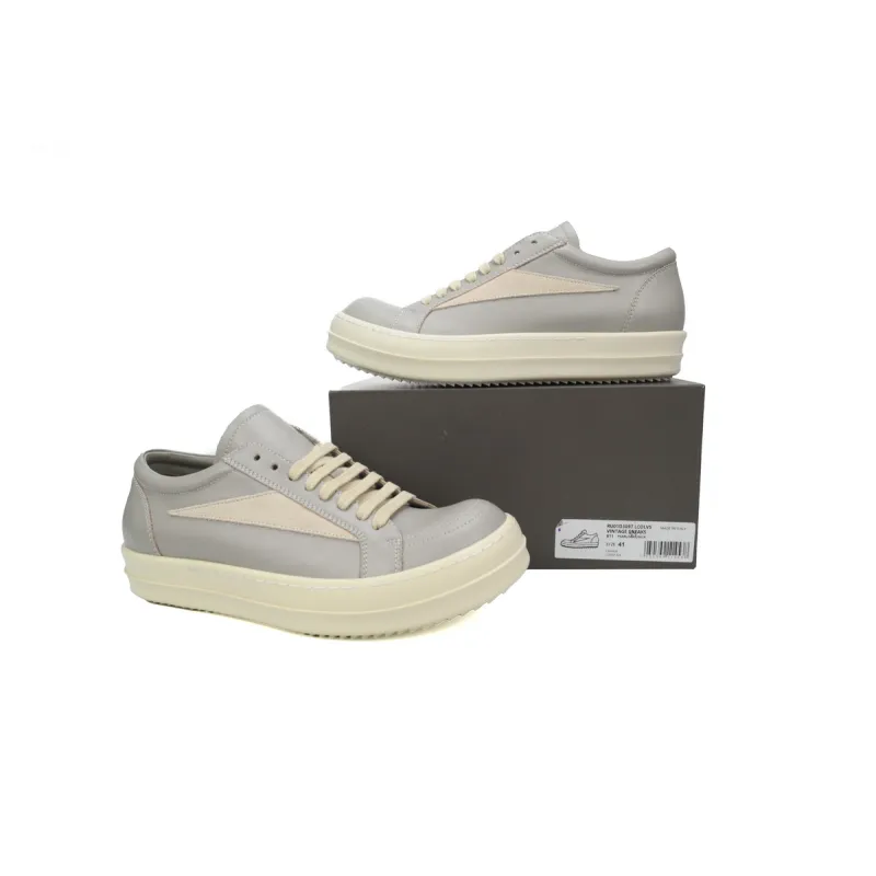 Rick Owens Lido Vintage Leather Sneakers 