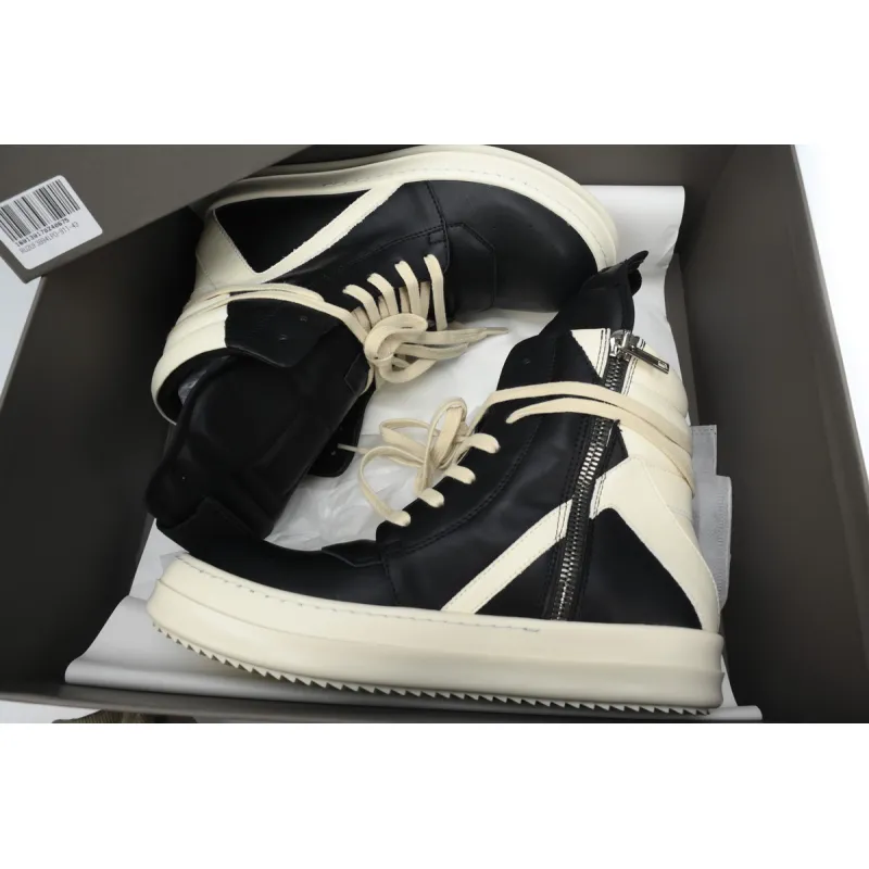 Rick Owens Luxor Geobasket Black Milk RU02C7894-911