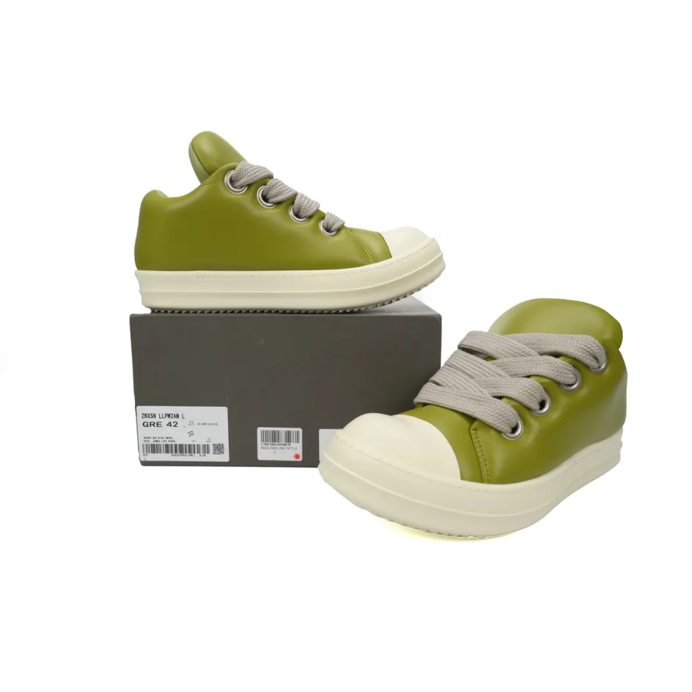 Rick Owens Luxor Jumbo Puffer Low Green 