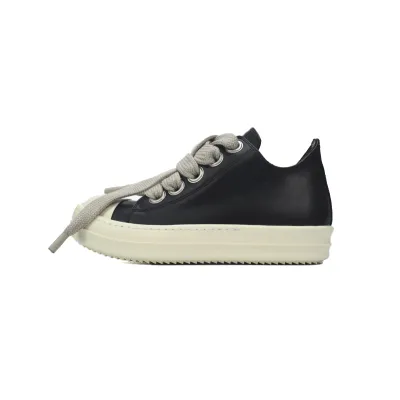 Rick Owens Luxor Low Sneaks Black and White  01