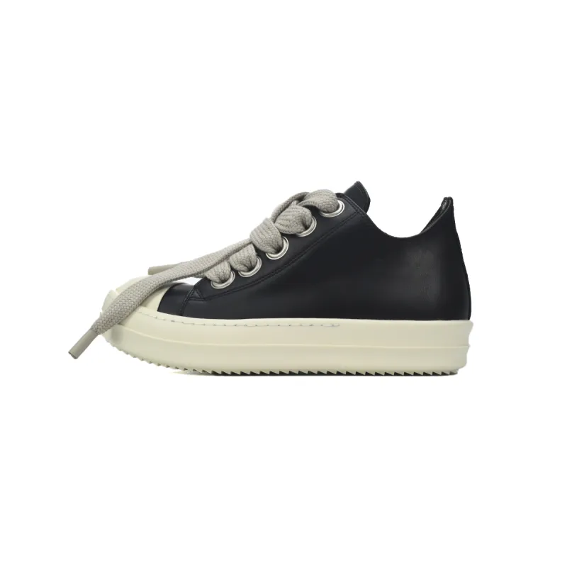 Rick Owens Luxor Low Sneaks Black and White 