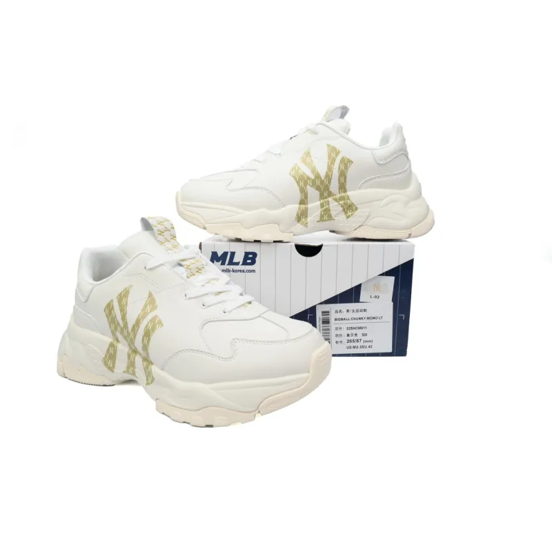  Giày MLB Chunky Liner Yankees Monogram 32SHCM 011