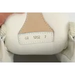  Louis Vuitton Leather lace up Fashionable Board Shoes Grey 51BCOLRB